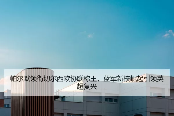 帕尔默领衔切尔西欧协联称王，蓝军新核崛起引领英超复兴